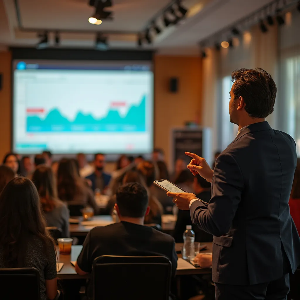 Presentación en un taller financiero organizado por FinanzasArg en Buenos Aires