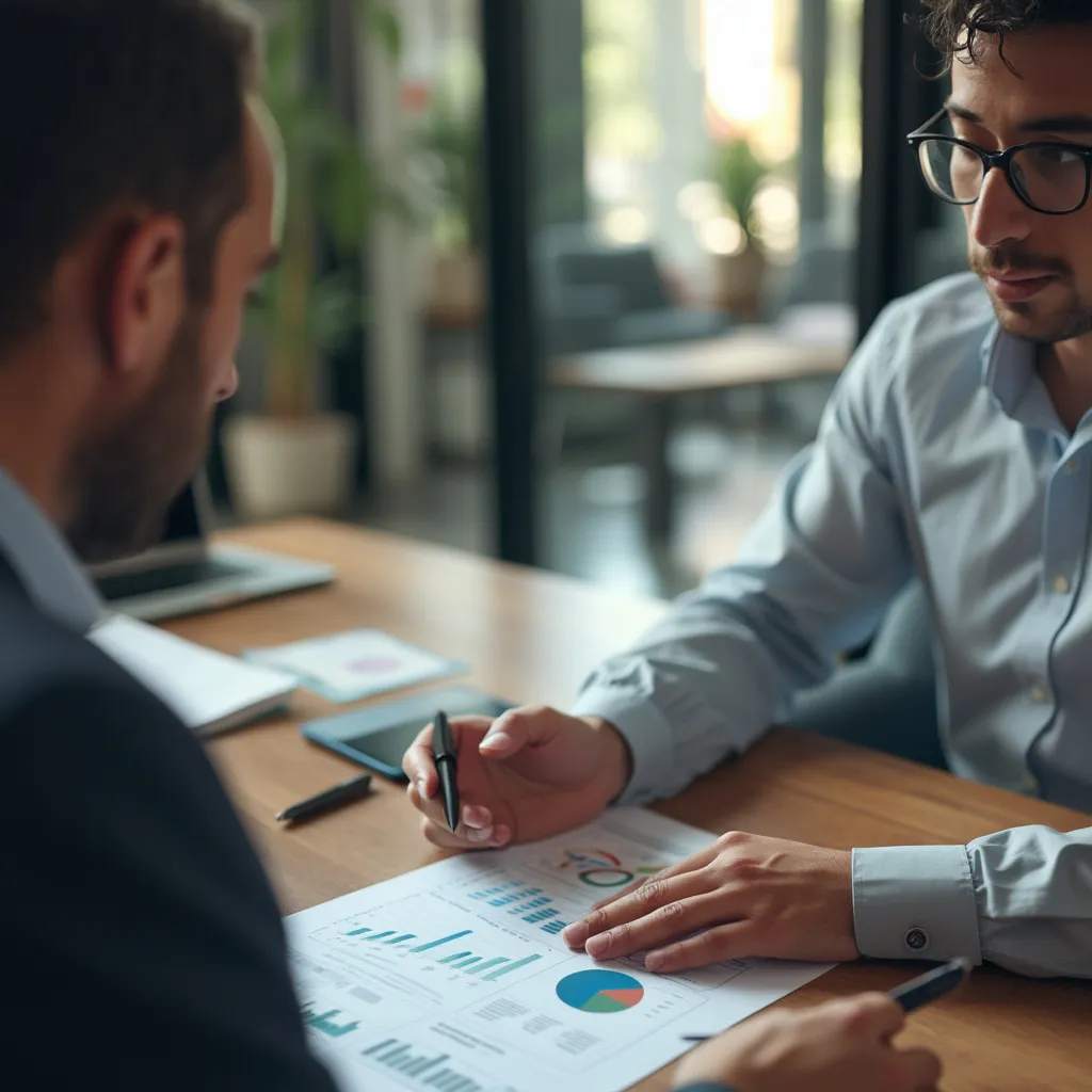 Consultor de FinanzasArg asesorando a un cliente empresario en Argentina