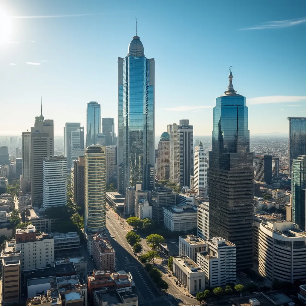 Vista del distrito financiero de Buenos Aires, simbolizando el campo de acción de FinanzasArg